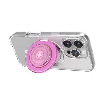 PopSockets Kick-Out Grip for MagSafe, Kickstand- Tranls. Baby Pink - color: Baby Pink, style: MagSafe Kick-Out