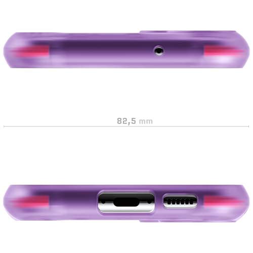 Ghostek Covert Clear Samsung Galaxy S23 Plus Phone Case with Military Grade Shockproof Protection, Non-Slip Grip, Protective Silicone Cover Designed for 2023 Galaxy S23+ (6.6") (Purple) - color: Purple [Limited], size: Galaxy S23 Plus
