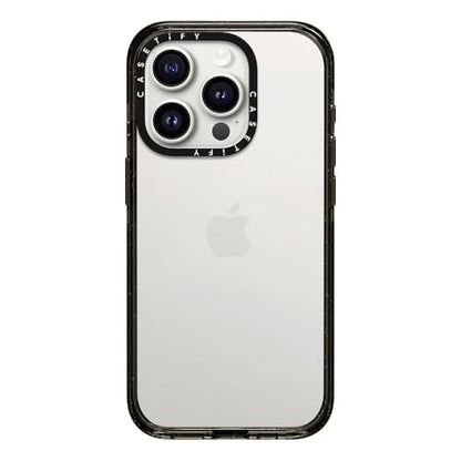 CASETiFY for iPhone 15 Pro Case - Impact Clear Black | Slim Fit | 8.2 ft. 4x Military Grade Drop Protection | Black - color: Clear Black, size: Iphone 15 Pro (6.1")