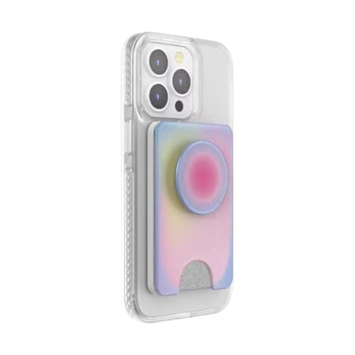 PopSockets Phone Wallet for MagSafe with Grip- Aura - color: Aura, style: MagSafe Wallet