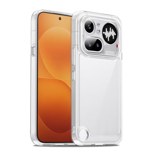 Case for Nothing Phone 4a Pro, Military Grade Drop Protection Phone Case, Yellowing Resistant, Anti-Scratch Hard PC Back, Shockproof Hard Ultra-Thin Protective Cover, Clear - size: Nothing Phone 4a Pro