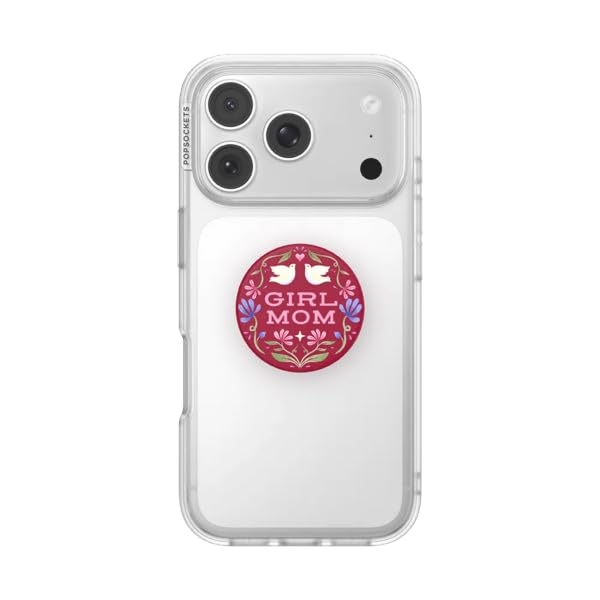 PopSockets Adhesive Phone Grip, Holder- Girl Mom - color: Girl Mom, style: Adhesive