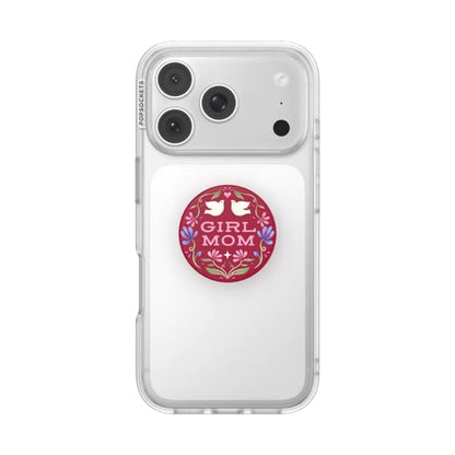 PopSockets Adhesive Phone Grip, Holder- Girl Mom - color: Girl Mom, style: Adhesive