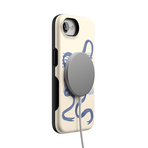 Casely iPhone 16e Case | Heartstrings | Blue Bow | Bold Protective Design | Compatible with MagSafe - color: Heartstrings | Blue Bow
