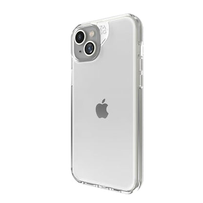 ZAGG Crystal Palace iPhone 15 Plus/ 14 Plus Phone Case - Drop Protection (13ft/4m), Anti-Yellowing & Scratch-Resistant iPhone Case, Wireless Charging Compatibility, Clear - size: iPhone 15 Plus/14 Plus, style: Without Magsafe