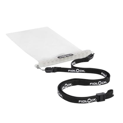 FIDLOCK Hermetic Dry Bag Flexible Magnetic Bag, Medi, Transparent | Medi Dry Bag, Magnetic Self-Sealing Closure, Waterproof/Dustproof Protection, Touchscreen Window, Lanyard Carry - color: Transparent, size: Medi