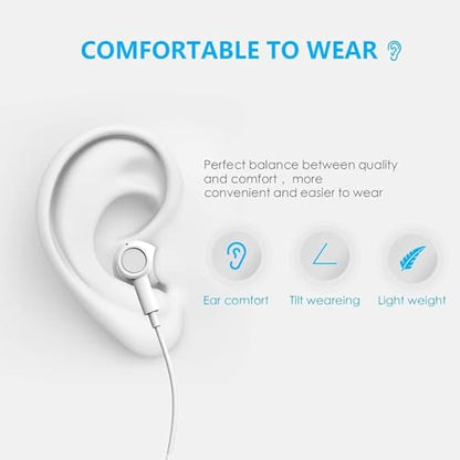Pcwfbzf 2 Packs USB C Headphones Earbuds Wired for iPhone17/16/15, iPad Pro - size: 2 Pack