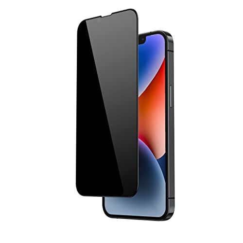 FLOLAB NanoArmour for iPhone 14 Plus / 13 Pro Max Privacy Screen Protector, Military-Grade Tempered Glass that Protects your Privacy - Durable, Smooth, Easy to Install, Anti Dust