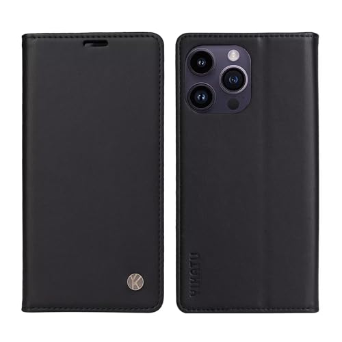 Caseurban Compatible with iPhone 14 Pro Max Wallet Case PU Leather Flip Folio Case with Card Holder Magnetic Closure Shockproof Protective Phone Cover Black - color: Black, size: iPhone 14 Pro Max