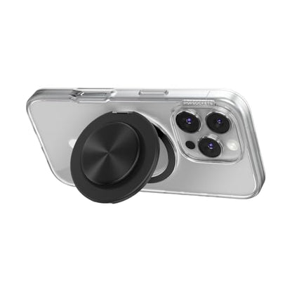 PopSockets Kick-Out Grip for MagSafe, Kickstand- Alum Radial Black - color: Alum Radial Black, style: MagSafe Kick-Out