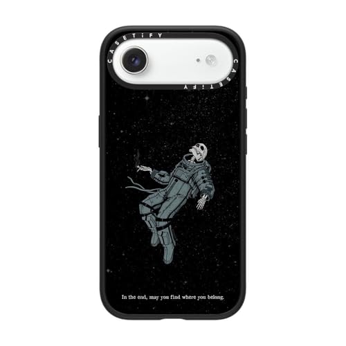 CASETiFY for iPhone Air Case - Impact Compatible with MagSafe | 8.2 ft. 4x Military Grade Drop Protection | Somehow, Someday | Matte Black - color: Somehow, Someday, size: Iphone Air (6.5")