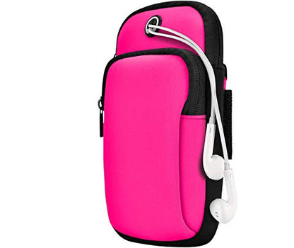 Armband Cell Phone Holder for Running Women,iPhone Armband 17 16 16e 15 14 13 12 11 Pro Max Xs Xr X Plus SE Mini,Samsung Galaxy S26 S25 S24 S23 S21 Ultra Note Key Pouch,Exercise Arm Bands Bag - color: 3-Pink