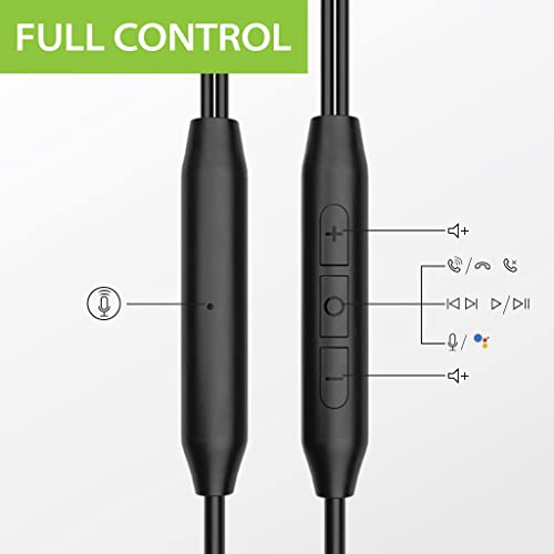 Avantree L171 - Lightning Wired Earbuds with Microphone & Volume Control - color: Black, size: Standard, style: Lightning (iPhone 5-14)