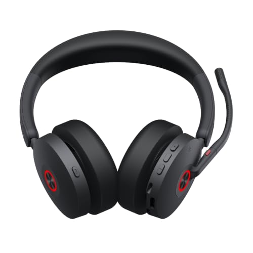 Yealink WH68 Wireless Headsets with 6 Mics for Work Active Noise Cancelling - style: WH68 UC