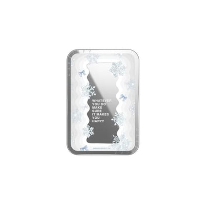 CASETiFY Snappy Card Holder Stand Compatible with Magsafe - First Snow - Silver Mirror - color: First Snow