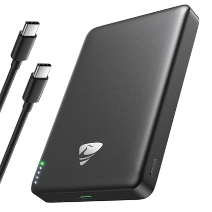 for Magsafe Portable Charger, 10000mAh 15W Wireless Magnetic Power Bank, 20W PD Fast Charging Magsafe Battery Pack with USB-C Cable, Wireless Portable Charger for iPhone 17/16/15/14/13/12 Series - size: 10000mAh