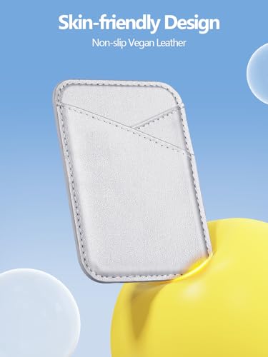 Miroddi for MagSafe Wallet, Ultra-Thin Magnetic Wallet with 2 Card Slots | RFID Blocking, No More Falling, Strongest Magnetic Card Holder for iPhone 17/16/15/14/13/12 Series & Pixel 10 Series, Gray - color: Gray