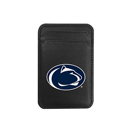 OTM Essentials Penn State University Magsafe Faux Leather Phone Wallet Sleeves, Sleek Magnetic Phone Wallet Case, Lightweight Magsafe Accessories for iPhone 12 or Up, Classic - color: Penn State University, style: Magsafe Compatible