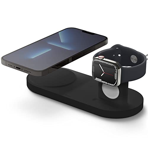 elago W Stand for iPhone, AirPods, All Apple Watch Chargers - color: Black