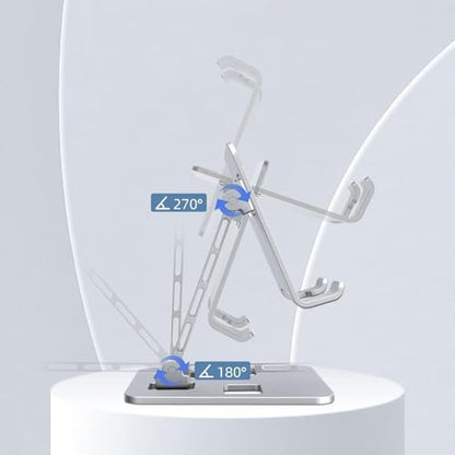 Cell Phone Stand, Adjustable Angle Cell Phone Stand Aluminum Desktop Phone Holder Cradle Dock