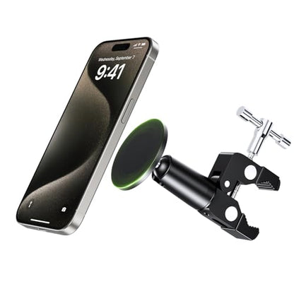elitehood Magnetic Phone Clamp Mount, Universal Magsafe iPhone Holder Clip - style: Magnetic Mount
