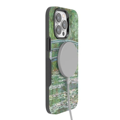 Casely iPhone 14 Pro Max Case | Monet's Bridge | The Met Museum | Bold Protective Design | Compatible with MagSafe - color: Monet's Bridge | The Met Museum