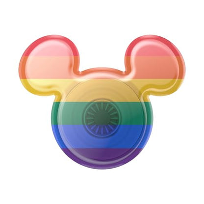 PopSockets Adhesive Phone Grip, Holder, Phone Stand, Disney - Rainbow Mickey - color: Rainbow Pride, style: Adhesive
