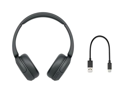 Sony WH-CH520 Wireless On-Ear Bluetooth Headphones with Microphone, Black - color: Black