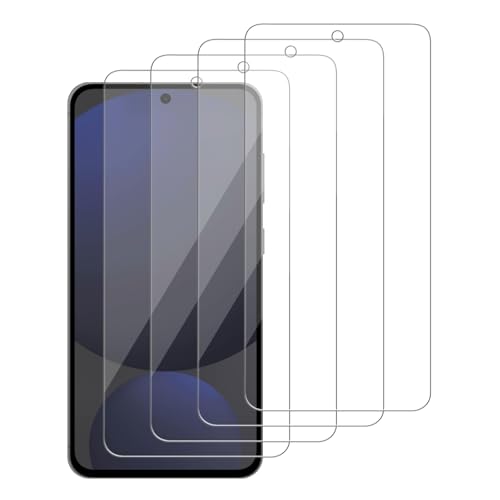4 Pack Glass Screen Protector Compatible for Samsung Galaxy S24 FE [9H Hardness]-HD Screen Tempered Glass, SM-S721 Scratch Resistant,Easy Install [Case Friendly] - size: Galaxy S24 FE