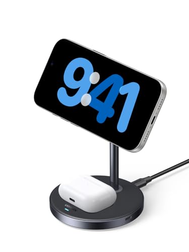 UGREEN Qi2 15W 2-in-1 MagSafe-Compatible Wireless Charging Stand