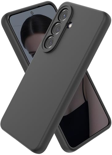 CUZMIGO Liquid Silicone Case for Samsung Galaxy S26 Plus, Black | Soft Liquid Silicone, Raised Camera Lens Protection, Multiple Neon Bright Colors, Microfiber Lining, Smooth Grip, Slim Fit - color: Black, size: S26 Plus