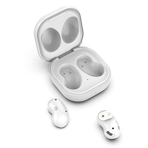 Wired Charging Case for Galaxy Buds Live SM-R180, Replacement Charger Case Cover with 3.3ft USB-C Cable for Samsung Earbuds (White) - color: White