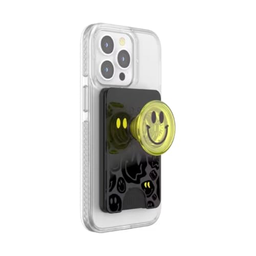 PopSockets Phone Wallet for MagSafe with Grip- All Smiles - color: All Smiles, style: MagSafe
