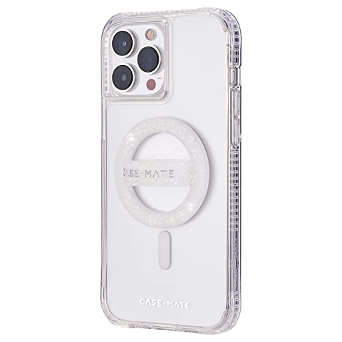 Case-Mate Magnetic Phone Loop Grip - MagSafe Holder - White Sparkle - color: White Sparkle