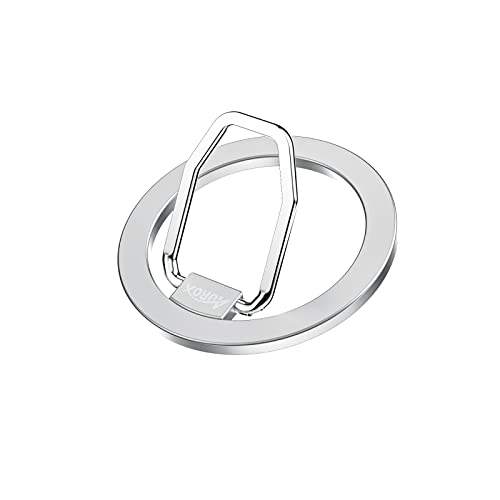 Magnetic Phone Ring Grip for MagSafe Phone Grip Finger Ring Holder Stand - color: U-Silver, size: U