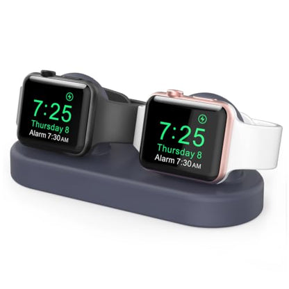 Delidigi for Dual Apple Watch Charger Stand, Charging Cable Not Included - color: Midnight Blue, Charger Not Included!