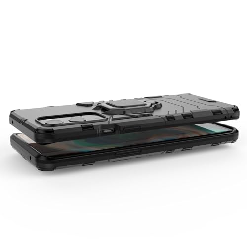 Max Power Digital Magnet Case for OnePlus 9 Pro Shockproof Hard Phone Cover with Grip, Metal Ring Kickstand Bumper Shell [Compatible with Magnetic Car Mount] (Navy) - color: Navy, size: OnePlus 9 Pro