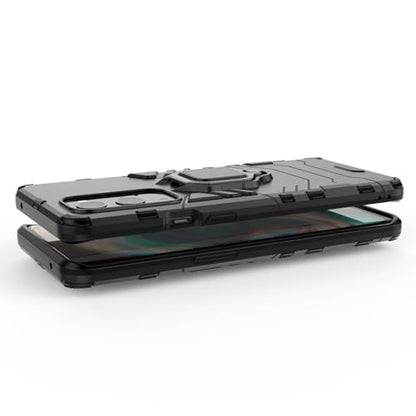 Max Power Digital Magnet Case for OnePlus 9 Pro Shockproof Hard Phone Cover with Grip, Metal Ring Kickstand Bumper Shell [Compatible with Magnetic Car Mount] (Navy) - color: Navy, size: OnePlus 9 Pro