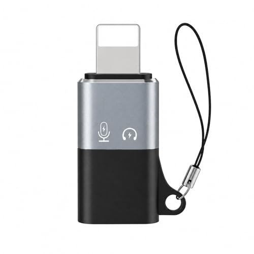 1 Pack USB C to Lighting OTG Adapter for Connecting DJI Mic Mini & DJI Mic Series Receiver to iPhone 14 13 12 11 Mac Wireless Microphone Receiver (1)