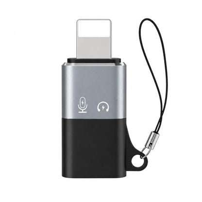 1 Pack USB C to Lighting OTG Adapter for Connecting DJI Mic Mini & DJI Mic Series Receiver to iPhone 14 13 12 11 Mac Wireless Microphone Receiver (1)