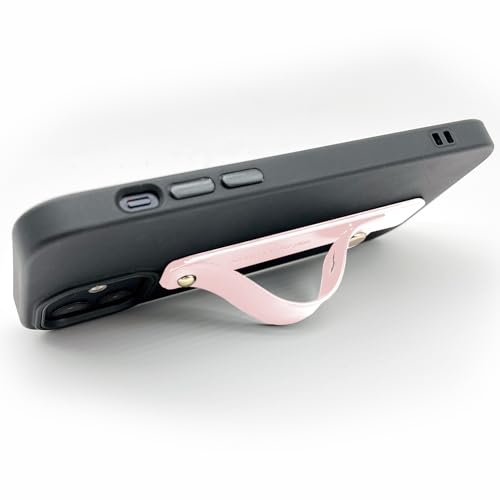 TENOC Phone Grip 2 Pieces Pink Universal Sticky Finger Strap Holder for Smartphone or Cell Phone Case