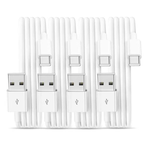 USBA to Type C Cable 6FT/1M, 4Pack USB A to USB C Fast Cable - size: 6FT