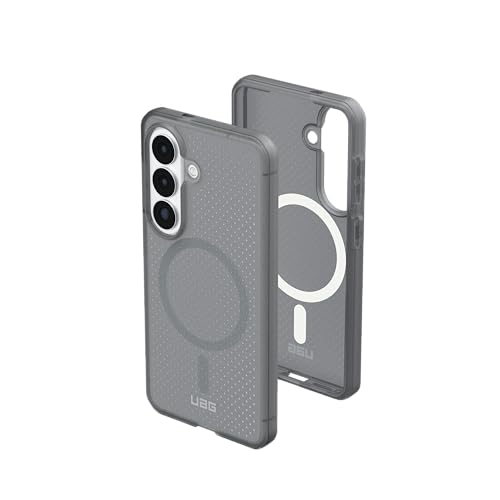 URBAN ARMOR GEAR UAG for Samsung Galaxy S26 Case 6.3" Dot - Magnetic Charging Compatible Transparent Transparent Rugged Military Drop Tested Protective Cover, Ash - color: Dot - Ash