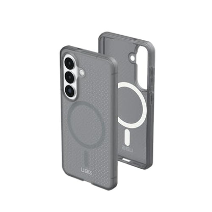 URBAN ARMOR GEAR UAG for Samsung Galaxy S26 Case 6.3" Dot - Magnetic Charging Compatible Transparent Transparent Rugged Military Drop Tested Protective Cover, Ash - color: Dot - Ash