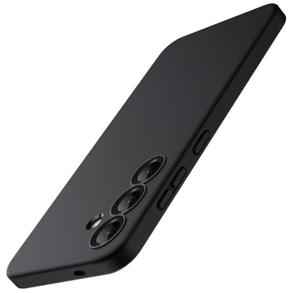 JETech Slim Case for Samsung Galaxy S25, Black | Camera Lens Protection, Soft TPU Design, Matte Finish, Shockproof Protection - color: Black, size: Galaxy S25