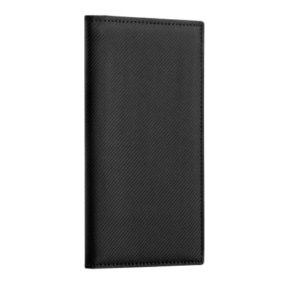 CoBak Checkbook Cover for Women & Men - PU Leather Case with RFID Blocking | Classic Design Check Book Holder for Personal and Business - color: Carbon Black