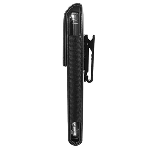 Large Phone Holster Pouch Holder Swivel Belt Clip Case for Motorola Moto G Power 2022 2021 G Stylus 5G G Play G Pure G9 Plus/Samsung Galaxy A14 A04e A03 A73 A12 S23 Ultra/TCL 30 XL 20 SE/LG V60