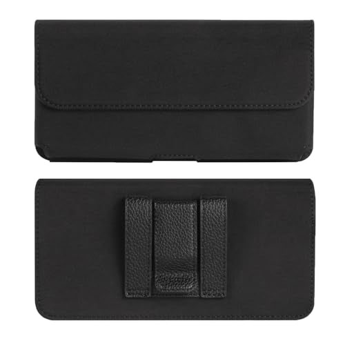Large Cell Phone Holster Case with Belt Clip Loop Pouch for Motorola Moto G 5G 2025 G Power 5G 2024 G Play 2023 G Stylus 5G 2022 2021, Galaxy A14 A05 A06, Nokia G50, BLU G64L (Fits Protective Case) - size: X-Large