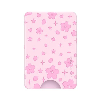 VELVET CAVIAR compatible with MagSafe Wallet - Magnetic Card Holder Wallet for iPhone 12/13/14/15 (Pink Cherry Blossom) - color: Pink Cherry Blossom