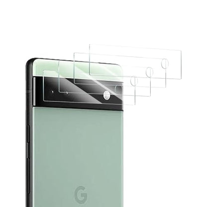 4-Pack Camera Lens Protector for Google Pixel 6A, Tempered Glass Camera Cover Screen Protector Accessories, HD, Anti-scratch, Bubble Free, 9H Hardness, Shockproof Full Protective